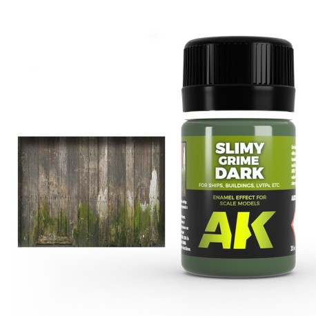 Suciedad viscosa oscura. Bote de 35 ml. Marca AK Interactive. Ref: AK026.
