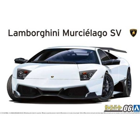 Lamborghini Murcielago SV. Escala 1:24. Marca Aoshima. Ref: 059012