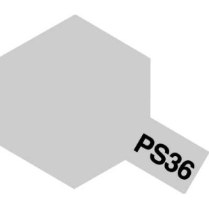 Spray TRANSLUCENT SILVER Polycarbonate ( 86036 ). Bote 100 ml. Marca Tamiya. Ref: PS-36, PS36.