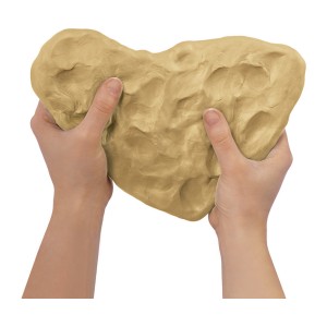 AIR DRY CLAY Pastilla pasta modelar endurecible al aire 250 g Ocre. Marca Bostik. Ref: 87. 2