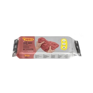 AIR DRY CLAY Pastilla pasta modelar endurecible al aire 250 g Terracota. Marca JOVI. Ref: 84..