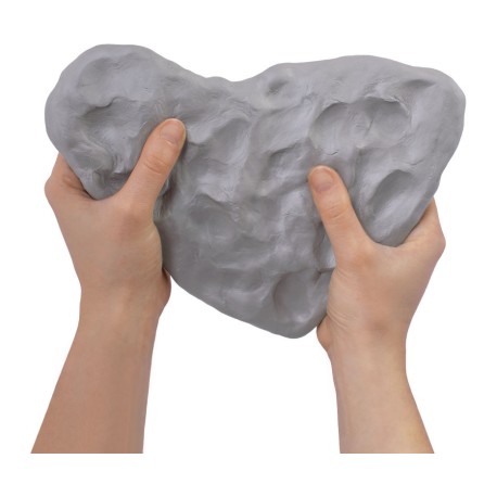 AIR DRY CLAY Pastilla pasta modelar endurecible al aire 250 g Gris. Marca JOVI. Ref: 83G.