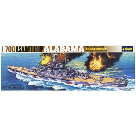 U.S.A. BattleShip South Dakota. Escala: 1:700. Marca: Hasegawa. Ref: 607.