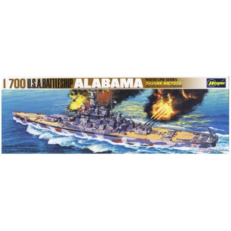U.S.A. BattleShip South Dakota. Escala: 1:700. Marca: Hasegawa. Ref: 607.