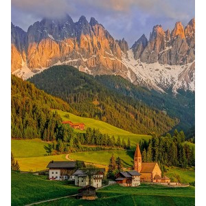 Santa Maddalena, Dolomites, 1000 pz. Marca Cherry Pazzi. Ref: 30028.