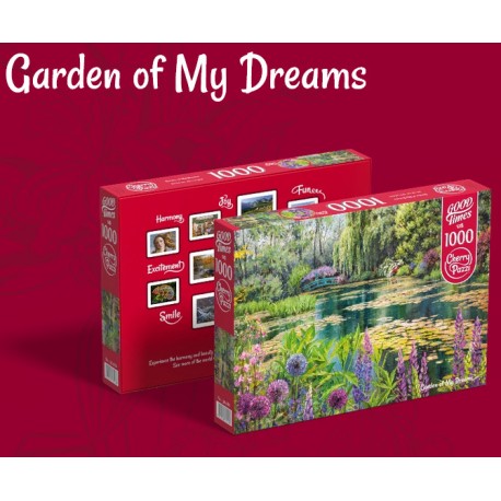 Garden of My Dreams, 1000 pz. Marca Cherry Pazzi. Ref: 30486.