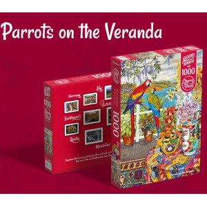 Parrots on the Veranda, 1000 pz. Marca Cherry Pazzi. Ref: 30639. 2