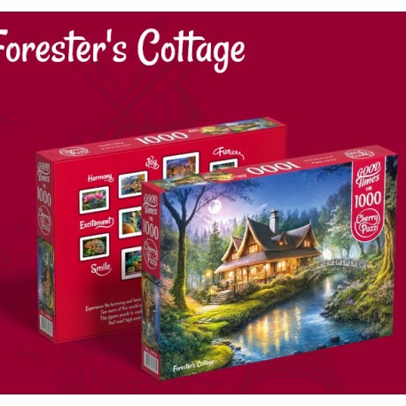 Forester's Cottage, 1000 pz. Marca Cherry Pazzi. Ref: 30684.