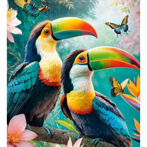 Toucans' Paradise, 1000 pz. Marca Cherry Pazzi. Ref: 30769.
