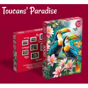 Toucans' Paradise, 1000 pz. Marca Cherry Pazzi. Ref: 30769. 2