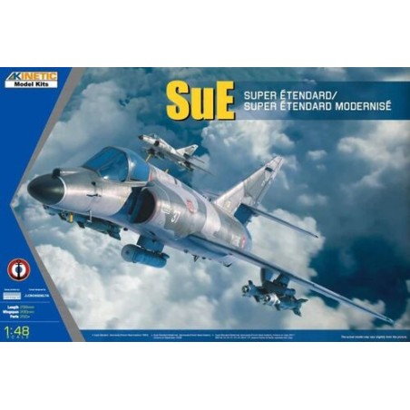 SEM Super Étendard/Super Étendard Modernisé. Escala 1:48. Marca Kinetic Model. Ref: K48140.