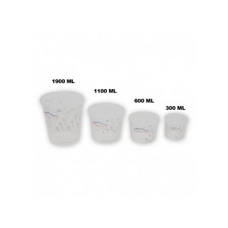 Vaso de Precipitado con Tapa, 600ML. Marca NAZZA. Ref: VASO.