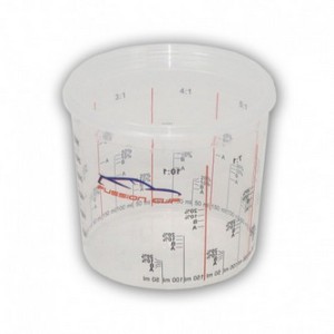 Vaso de Precipitado con Tapa, 600ML. Marca NAZZA. Ref: VASO.