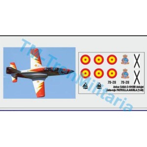Calcas Avión Casa C-101EB Aviojet, Patrulla Aguila. Escala 1:48. Marca Trenmilitaria. Ref: 000_5.
