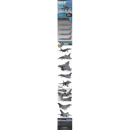 Rafale M Marine Nationale. Escala 1:48. Marca Academy. Ref: 12368.