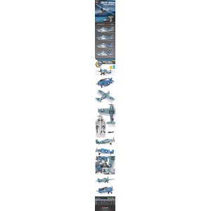 USN F4F-4 Wildcat "Battle of Midway". Escala 1:48. Marca Academy. Ref: 12355. 2
