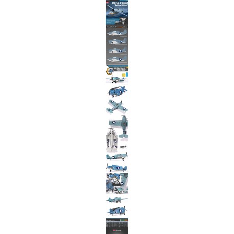 USN F4F-4 Wildcat "Battle of Midway". Escala 1:48. Marca Academy. Ref: 12355.