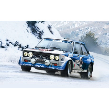 FIAT 131 Abarth Rally. De los 70 a 80. Escala 1:24. Marca Italeri. Ref: 3662.