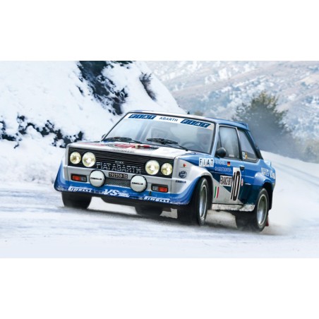 FIAT 131 Abarth Rally. De los 70 a 80. Escala 1:24. Marca Italeri. Ref: 3662.