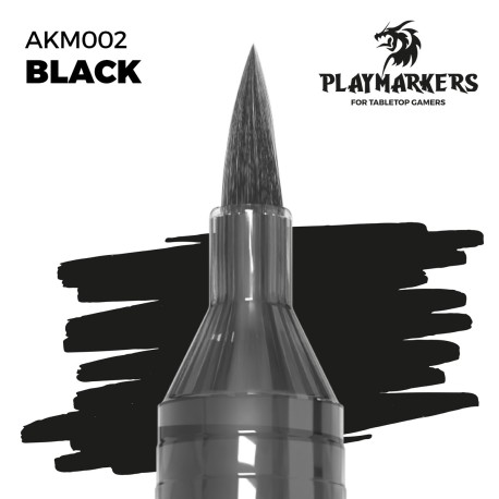 BLACK – PLAYMARKER. Marca AK Interactive. Ref: AKM002.