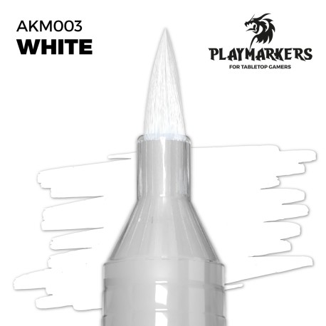 WHITE – PLAYMARKER. Marca AK Interactive. Ref: AKM003.