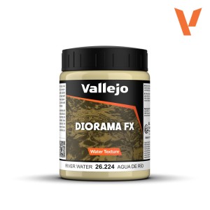 AGUA DE RIO. Bote 200 ml. Marca Vallejo. Ref: 26.224, 26224.