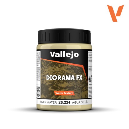 AGUA DE RIO. Bote 200 ml. Marca Vallejo. Ref: 26.224, 26224.