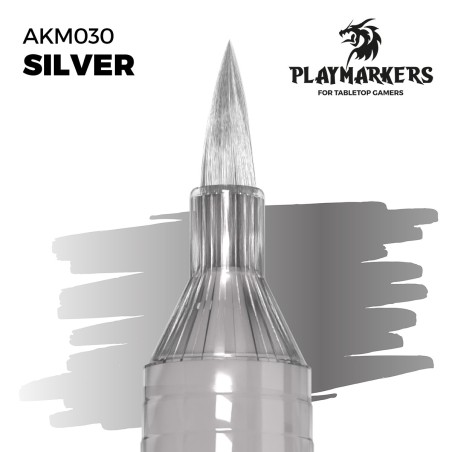 SILVER  – PLAYMARKER. Marca AK Interactive. Ref: AKM030.