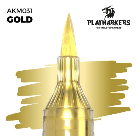 GOLD – PLAYMARKER. Marca AK Interactive. Ref: AKM031.