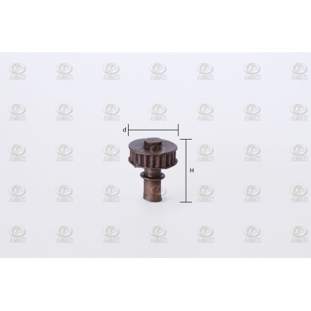 Respiradero, 22mm altura x 16 diametro, 1ud. Marca Amati. Ref: 4818.