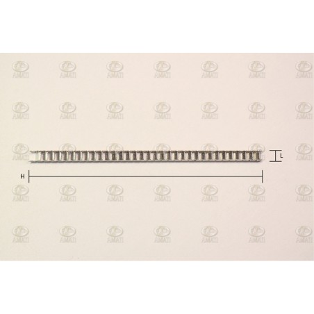 Escalera metálica 4x100 mm. 1ud. Marca Amati. Ref: 497104, 4971/04.