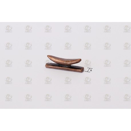 Cornamusa de 12 mm metalica. Paquete de 10 unid. Marca Amati. Ref: 4935/12, 493512.