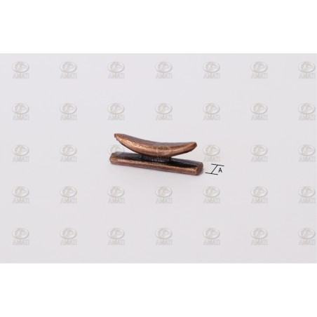 Cornamusa de 12 mm metalica. Paquete de 10 unid. Marca Amati. Ref: 4935/12, 493512.