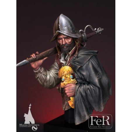 Spanish Conquistador Pizarro’s Expedition, 1532, 1/12. Marca Fer Miniatures. Ref: MHB00035.