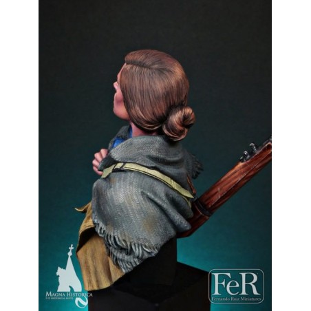 ¡No Pasarán! CNT Militiawoman Barcelona, 1936. 1/12. Marca Fer Miniatures. Ref: MHB00017.