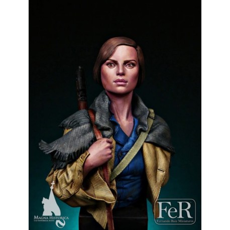 ¡No Pasarán! CNT Militiawoman Barcelona, 1936. 1/12. Marca Fer Miniatures. Ref: MHB00017.