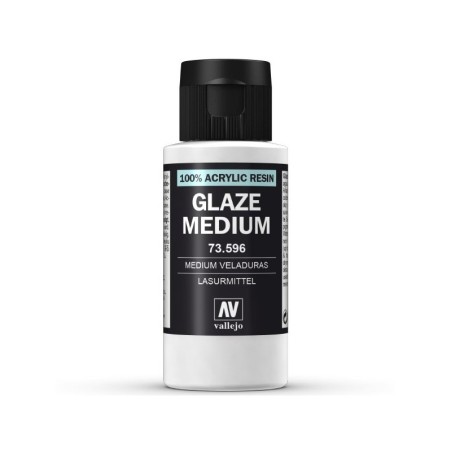 GLAZE MEDIUM. 60ml. Marca Vallejo. Ref: 73596, 73.596.