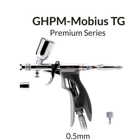 Premium Series GHPM-Mobius TG 0.5mm Airbrush. Marca Gaahleri. Ref: 44070.