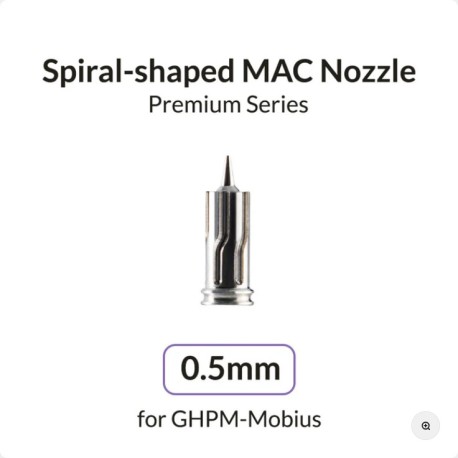 Obturador 0.5mm Airbrush Nozzle for Mobius. Marca Gaahleri. Ref: 43035.