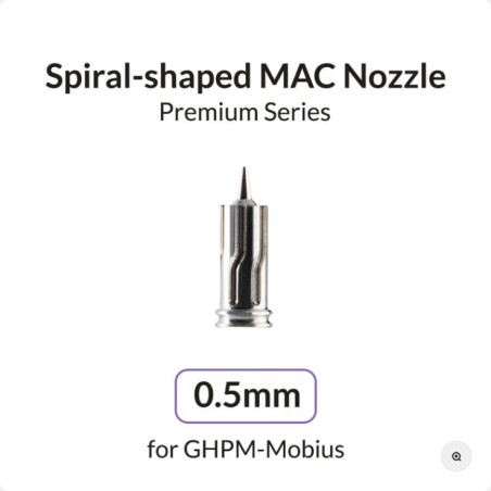 Obturador 0.5mm Airbrush Nozzle for Mobius. Marca Gaahleri. Ref: 43035.
