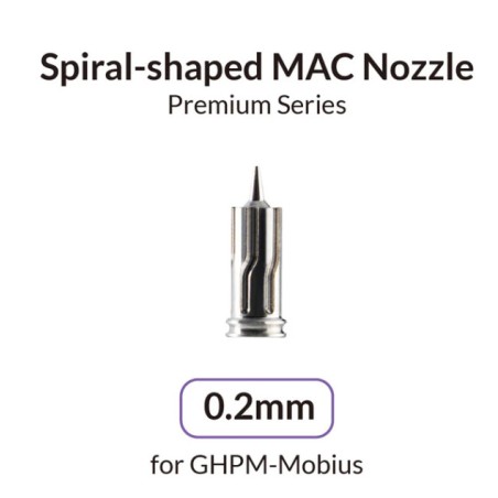 Obturador 0.2mm Airbrush Nozzle for Mobius. Marca Gaahleri. Ref: 40935.