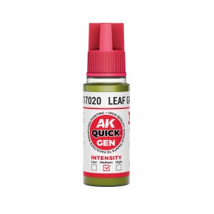LEAF GREEN – QUICK GEN COLOR. Bote de 18 ml. Marca AK Interactive. Ref: AK17020. 2