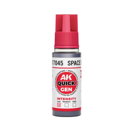 SPACE GREY – QUICK GEN COLOR. Bote de 18 ml. Marca AK Interactive. Ref: AK17045.