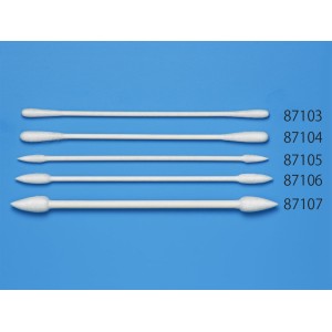 Bastoncillos de algodón, COTTON SWAB (TRIANGULAR, EXTRA SMALL). Blister 50 ud. Marca Tamiya. Ref: 87105.