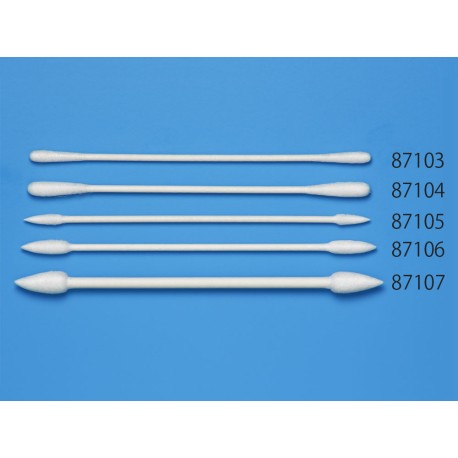 Bastoncillos de algodón, COTTON SWAB (TRIANGULAR, EXTRA SMALL). Blister 50 ud. Marca Tamiya. Ref: 87105.