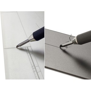FINE ENGRAVING BLADE 0.2mm. Marca Tamiya. Ref: 74136. 2