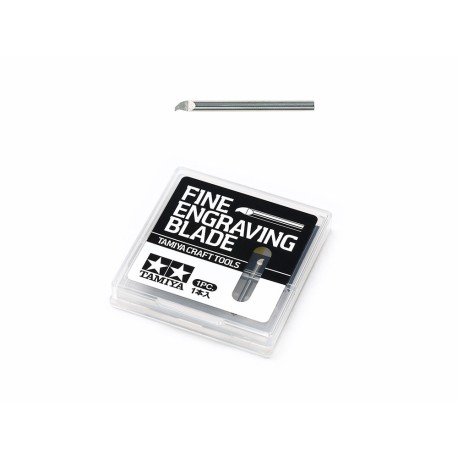 FINE ENGRAVING BLADE 0.2mm. Marca Tamiya. Ref: 74136.