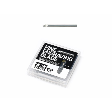FINE ENGRAVING BLADE 0.2mm. Marca Tamiya. Ref: 74136.