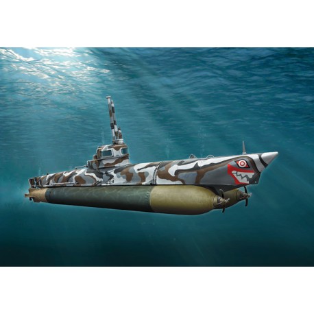 Biber Midget Submarine. Escala 1:35. Marca Italeri. Ref: 5609.