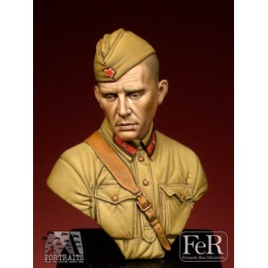 Red Army Junior Lieutenant, Barbarossa, 1941. 1/16. Marca Fer Miniatures. Ref: PSW00002.